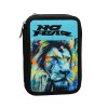 No Fear Fluo Lion Κασετίνα Διπλή Γεμάτη 20x14x4cm Gim 348-45100