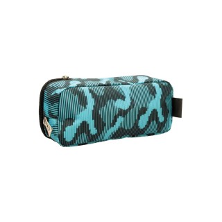 No Fear Back Me Up Κασετίνα Βαρελάκι Οβάλ No Fear Fluo Lion 348-45141