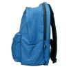 No Fear School Bag Backpack Elementary Blue with Water Bottle Holder 25Liters