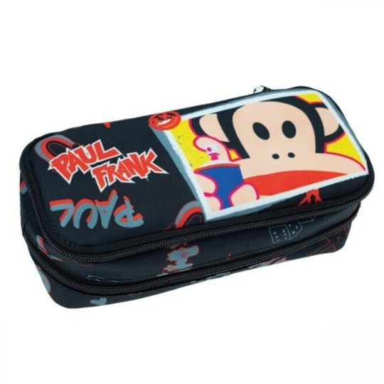 Paul Frank Graffiti Κασετίνα Βαρελάκι Οβαλ 23x10x6cm Gim 346-85141