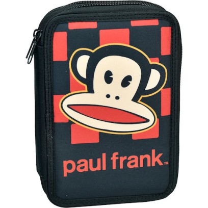 Paul Frank Party Fever Κασετίνα Διπλή Γεμάτη  20x14x4cm Gim 346-89100