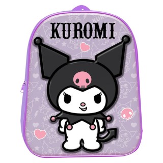 Kuromi Τσάντα Πλάτης Νηπίου Kuromi 3d 31x26x11cm 1000EVA31-4251