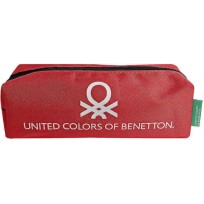 Benetton Κασετίνα Βαρελάκι Κόκκινη 1015F-9306R