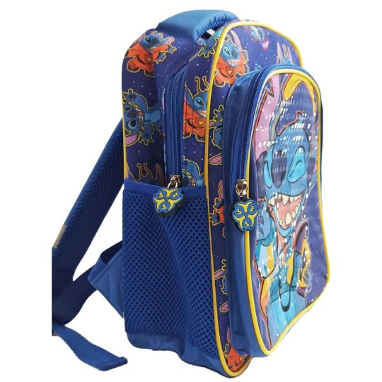 Stitch School Backpack Kindergarten Blue 23 x 10 x 29cm
