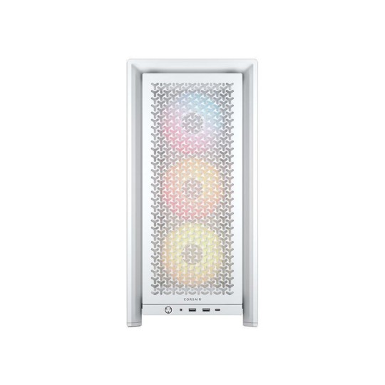 Corsair Frame 4000D RS Gaming Midi Tower Computer Case with RGB Lighting White