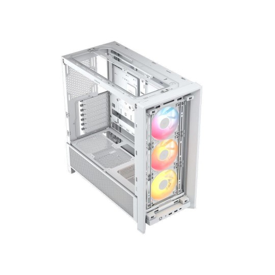 Corsair Frame 4000D RS Gaming Midi Tower Computer Case with RGB Lighting White