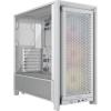 Corsair Frame 4000D RS Gaming Midi Tower Computer Case with RGB Lighting White