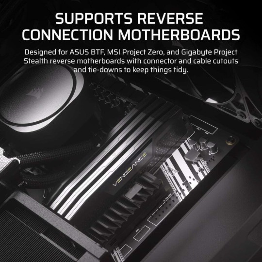 Corsair Frame 4000D RS Gaming Midi Tower Computer Case with RGB Lighting Black
