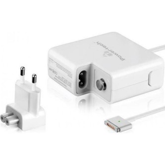 POWERTECH PT-836 Φορτιστής Laptop για Apple Macbooks, 45W, Λευκός
