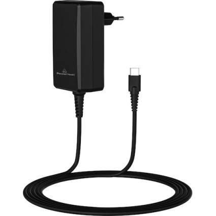 POWERTECH PT-1156 Φορτιστής Laptop , USB-C PD, Universal, 65W, Μαύρος