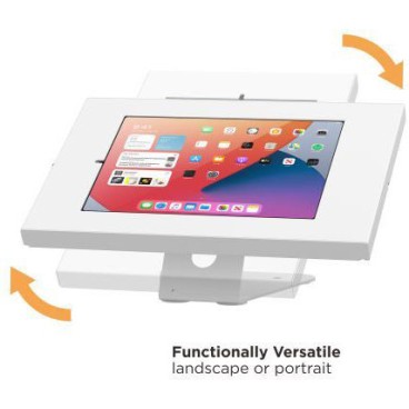 BRATECK PAD34-02 Επιτραπέζια Βάση Τablet , Aντικλεπτική, 9.7-11", Λευκή