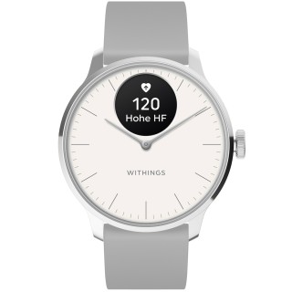 Withings ScanWatch Light Stainless Steel 37mm Αδιάβροχο με Παλμογράφο (Silver)