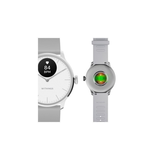 Withings ScanWatch Light Stainless Steel 37mm Αδιάβροχο με Παλμογράφο (Silver)