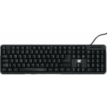 LAMTECH CLASSIC KEYBOARD USB GR (LAM622178) Black