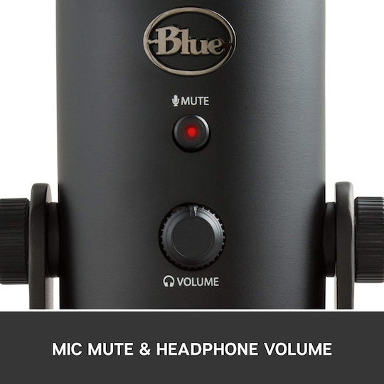 Blue Yeti Microphone USB Blackout (988-000229) 