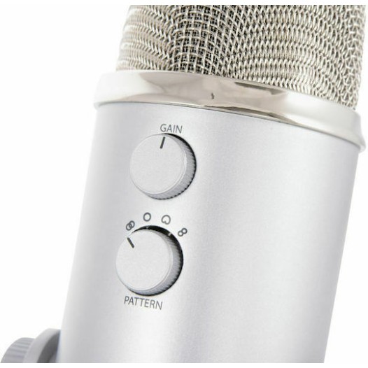 Blue Yeti USB Microphone 988-000238 Silver