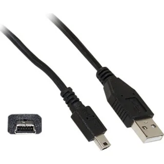 Aculine USB 2.0 to micro USB Cable Black 1.8m (USB-010)