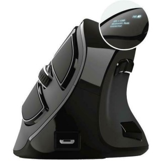 TRUST - VOXX Rechargeable Ergonomic Wireless Mouse (23731) Black