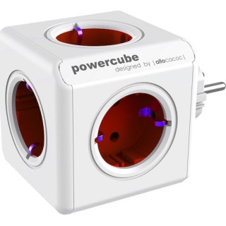 Allocacoc PowerCube 5 Θέσεων Κόκκινο 1100RD/DEORPC Allocacoc PowerCube 5 Θέσεων Κόκκινο 1100RD/DEORPC