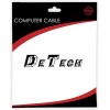 Detech Cable Sata 90 Degrees Male 30cm, Yellow