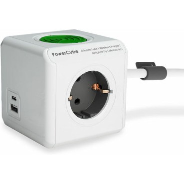 Allocacoc Πολύπριζο 2 Θέσεων με USB 11092/DEPEWL