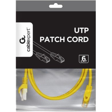 Cablexpert U/UTP Cat.6 Cable 0.5m Yellow (PP6U-0.5M/Y)