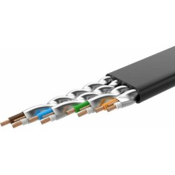Ugreen NW106 Flat U/FTP (STP) Cat.7 Καλώδιο Δικτύου Ethernet 3m (11262) Μαύρο