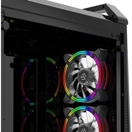Alseye Halo 4.0 RGB Kit Case Fan 120mm με Σύνδεση 4-Pin Molex / 3-Pin 3τμχ