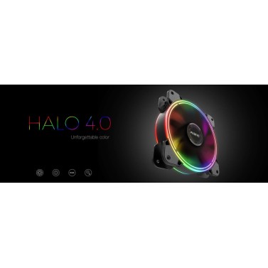 Alseye Halo 4.0 RGB Kit Case Fan 120mm με Σύνδεση 4-Pin Molex / 3-Pin 3τμχ