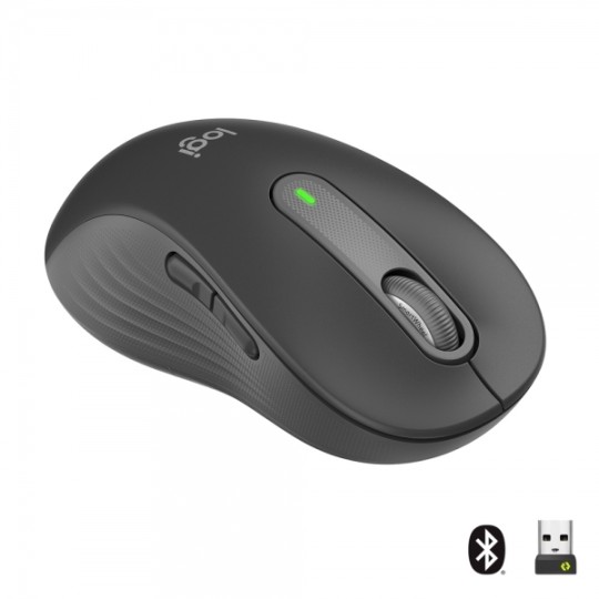 Logitech Signature M650 L Ασύρματο Bluetooth Ποντίκι Graphite (910-006236)