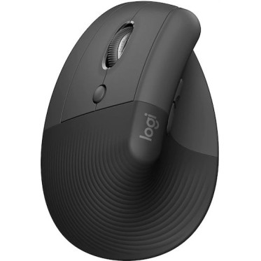 Logitech Lift Left Vertical Ergonomic Wireless Mouse Graphite Black 910-006474