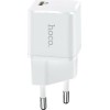 Hoco Φορτιστής Χωρίς Καλώδιο με Θύρα USB-C 20W Power Delivery Λευκός (N10)