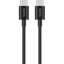 Hoco Regular USB 2.0 Cable USB-C male - USB-C male Μαύρο 1,0m (X23 Skilled)
