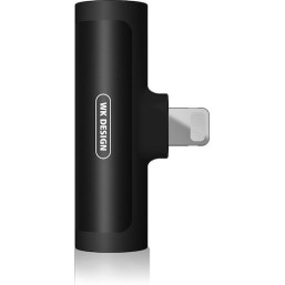 WK Adapter Lightning to Lightning & Jack Black WDC-094i