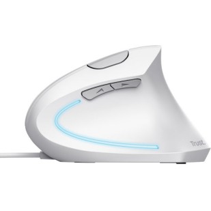 Trust Verto Ergonomic Ενσύρματο Vertical Ποντίκι Λευκό