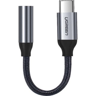 Ugreen Μετατροπέας USB-C male σε 3.5mm female Γκρι (30632)
