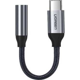 Ugreen Μετατροπέας USB-C male σε 3.5mm female Γκρι (30632) Ugreen Μετατροπέας USB-C male σε 3.5mm female Γκρι (30632)
