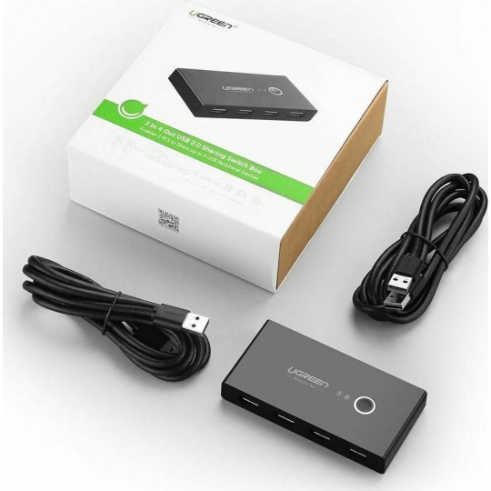 Ugreen Sharing Switch Box USB 2.0 UGREEN US216 Black (30767)
