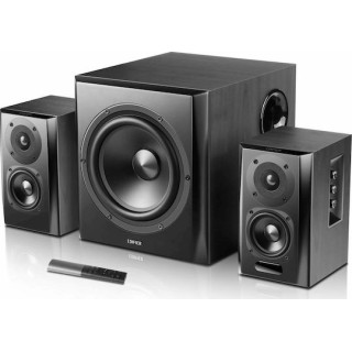 Edifier S351DB Ασύρματα Ηχεία Υπολογιστή 2.1 με Bluetooth και Ισχύ 150W σε Μαύρο Χρώμα