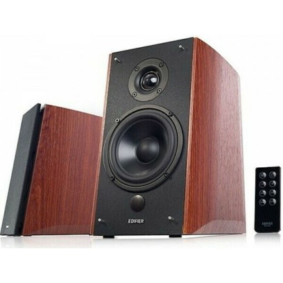 Edifier R2000DB Αυτοενισχυόμενα Ηχεία 2 Δρόμων με Bluetooth 120W (Ζεύγος) Καφέ