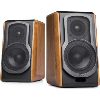 Edifier S1000MKII Αυτοενισχυόμενα Ηχεία 2 Δρόμων με Bluetooth 120W (Ζεύγος) Καφέ