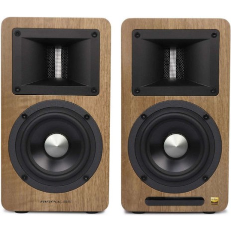 Edifier Airpulse A80 Bluetooth Ηχεία 2 Δρόμων 100W Καφέ