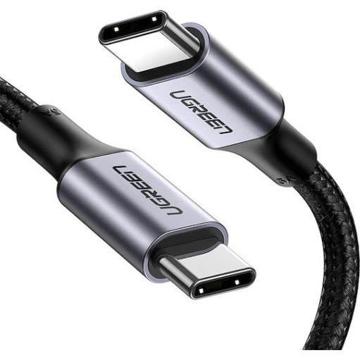 Ugreen Braided USB 2.0 Cable USB-C male - USB-C male Μαύρο 2m 70429 Ugreen Braided USB 2.0 Cable USB-C male - USB-C male Μαύρο 2m 70429