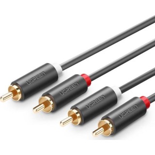 Ugreen Cable 2x RCA male - 2x RCA male 1m (30747)