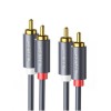 Ugreen Cable 2x RCA male - 2x RCA male 1m (30747)