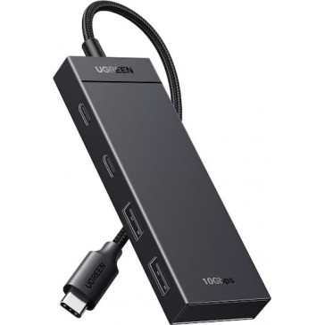 Ugreen 4-Port USB-C & USB-A Hub CM806 Black 35583