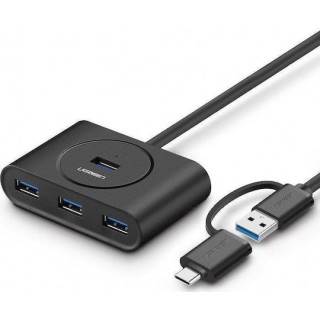 Ugreen CR113 USB 3.0 Hub 4 Θυρών USB-A / USB-C 40850 Ugreen CR113 USB 3.0 Hub 4 Θυρών USB-A / USB-C 40850