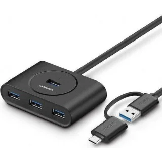 Ugreen CR113 USB 3.0 Hub 4 Θυρών USB-A / USB-C 40850 Ugreen CR113 USB 3.0 Hub 4 Θυρών USB-A / USB-C 40850