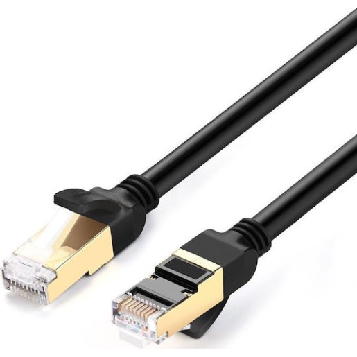 Ugreen NW107 F/FTP Cat.7 Καλώδιο Δικτύου Ethernet 10m Μαύρο 11273
