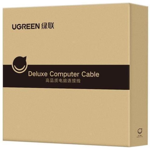 Ugreen Flat U/UTP Cat.6 Ethernet 30m Black 50182